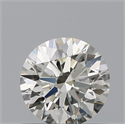 Diamante Natural 0.60 quilates, Redondo , Color K, claridad IF y certificado GIA