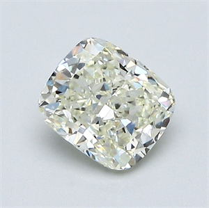 Foto Diamante Natural 1.02 quilates, Del cojín , Color N, claridad VVS1 y certificado GIA de