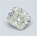 Natural Diamond 1.02 Carats, Cushion with  Cut, N Color, VVS1 Clarity and Certified by GIA