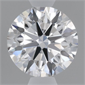 Del inventario de diamantes de laboratorio, 0.72 quilates, Redondo , Color D, claridad VVS2 y certificado IGI