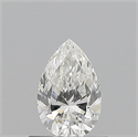Natural Diamond 0.52 Carats, Pear with  Cut, G Color, VVS1 Clarity and Certified by GIA