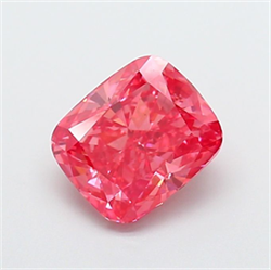 Picture of Lab Grown Diamond 2.05 Carats, CUSHION MODIFIED with  Cut, Fancy Vivid Pink Color, VS1 Clarity and Certified by IGI