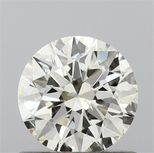 Picture of Natural Diamond 0.70 Carats, Round with Excellent Cut, K Color, SI2 Clarity and Certified by IGI
