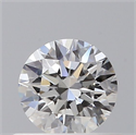 Natural Diamond 0.43 Carats, Round with Excellent Cut, F Color, VS2 Clarity and Certified by GIA