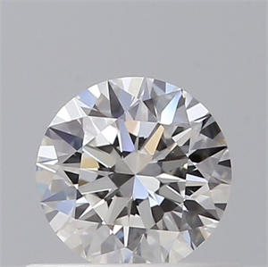 Picture of Natural Diamond 0.43 Carats, Round with Excellent Cut, F Color, VS2 Clarity and Certified by GIA
