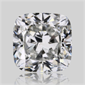 Natural Diamond 0.70 Carats, Cushion with  Cut, F Color, SI1 Clarity and Certified by GIA