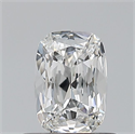 Natural Diamond 0.40 Carats, Cushion with  Cut, F Color, VVS2 Clarity and Certified by GIA