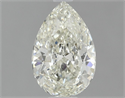 Natural Diamond 1.00 Carats, Pear with  Cut, L Color, IF Clarity and Certified by GIA