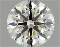 Natural Diamond 0.80 Carats, Round with Excellent Cut, L Color, SI1 Clarity and Certified by GIA