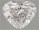 Natural Diamond 4.31 Carats, Heart with  Cut, F Color, VVS1 Clarity and Certified by GIA