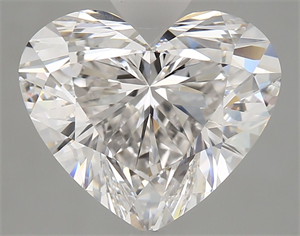 Picture of Natural Diamond 4.31 Carats, Heart with  Cut, F Color, VVS1 Clarity and Certified by GIA