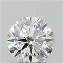 Natural Diamond 0.80 Carats, Round with Excellent Cut, J Color, SI1 Clarity and Certified by GIA