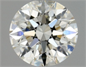 Diamante Natural 0.60 quilates, Redondo , Color J, claridad VS1 y certificado GIA