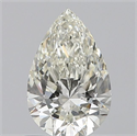 Diamante Natural 0.56 quilates, De pera , Color J, claridad VVS1 y certificado IGI
