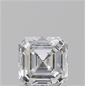 Natural Diamond 1.06 Carats, Asscher with  Cut, D Color, VVS1 Clarity and Certified by GIA
