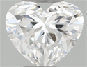 Natural Diamond 0.30 Carats, Heart with  Cut, E Color, IF Clarity and Certified by GIA