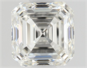 Natural Diamond 0.72 Carats, Asscher with  Cut, H Color, VVS2 Clarity and Certified by GIA