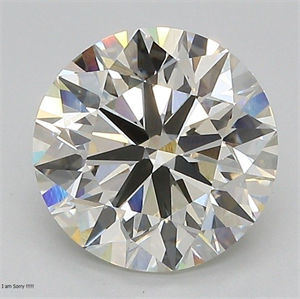 Picture of Lab Grown Diamond 2.72 Carats, Round with Excellent Cut, J Color, VVS2 Clarity and Certified by IGI