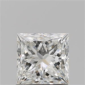 Foto Diamante Natural 1.01 quilates, Princesa , Color H, claridad VS2 y certificado GIA de