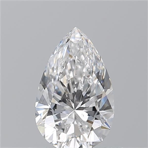 Picture of Natural Diamond 0.70 Carats, Pear with  Cut, D Color, VS1 Clarity and Certified by GIA