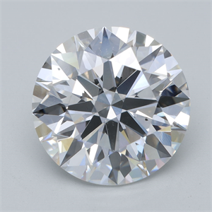 Picture of Lab Grown Diamond 5.73 Carats, Round with Ideal Cut, E Color, VS2 Clarity and Certified by IGI