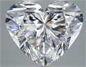 Natural Diamond 7.02 Carats, Heart with  Cut, D Color, VS1 Clarity and Certified by GIA