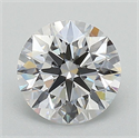 Del inventario de diamantes de laboratorio, 1.30 quilates, Redondo , Color D, claridad VS2 y certificado IGI