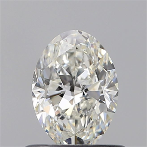 Picture of Natural Diamond 0.60 Carats, Oval with  Cut, H Color, SI1 Clarity and Certified by GIA