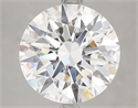 Lab Grown Diamond 5.10 Carats, Round with Ideal Cut, F Color, VVS1 Clarity and Certified by IGI