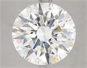 Lab Grown Diamond 5.10 Carats, Round with Ideal Cut, F Color, VVS1 Clarity and Certified by IGI