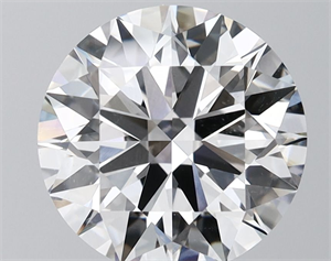 Picture of Lab Grown Diamond 4.04 Carats, Round with Ideal Cut, F Color, VVS2 Clarity and Certified by IGI
