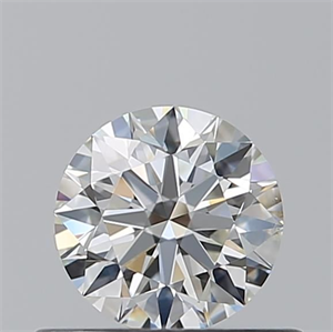 Picture of Natural Diamond 0.50 Carats, Round with Excellent Cut, H Color, SI1 Clarity and Certified by GIA