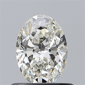 Foto Diamante Natural 0.53 quilates, Ovalado , Color I, claridad VS1 y certificado GIA de