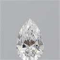Diamante Natural 0.51 quilates, De pera , Color D, claridad VS1 y certificado GIA
