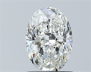 Picture of Natural Diamond 1.01 Carats, Oval with  Cut, H Color, VS2 Clarity and Certified by GIA