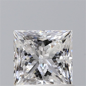 Foto Diamante Natural 1.01 quilates, Princesa , Color D, claridad SI1 y certificado GIA de