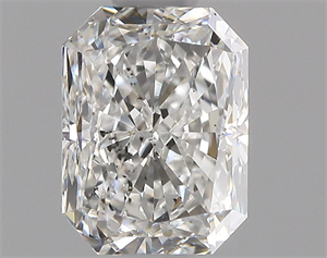 Picture of Natural Diamond 0.83 Carats, Radiant with  Cut, H Color, SI1 Clarity and Certified by GIA