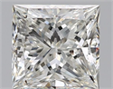 Natural Diamond 1.71 Carats, Princess with  Cut, I Color, SI1 Clarity and Certified by GIA