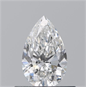 Diamante Natural 0.50 quilates, De pera , Color E, claridad VS2 y certificado GIA