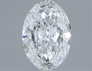 Picture of Natural Diamond 1.00 Carats, Oval with  Cut, F Color, SI2 Clarity and Certified by GIA