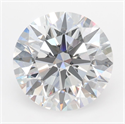 Lab Grown Diamond 3.61 Carats, Round with Ideal Cut, D Color, IF Clarity and Certified by IGI