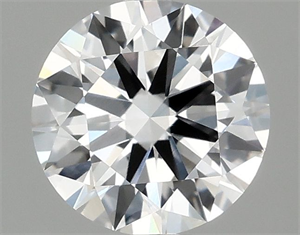 Picture of Lab Grown Diamond 1.01 Carats, Round with Ideal Cut, D Color, VVS2 Clarity and Certified by IGI