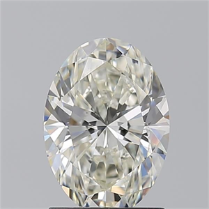 Picture of Natural Diamond 1.51 Carats, Oval with  Cut, J Color, SI2 Clarity and Certified by GIA
