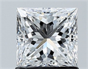 Natural Diamond 1.01 Carats, Princess with  Cut, E Color, VS2 Clarity and Certified by GIA