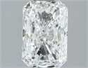 Natural Diamond 1.01 Carats, Radiant with  Cut, E Color, SI2 Clarity and Certified by GIA