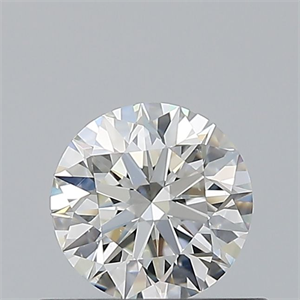 Picture of Natural Diamond 0.51 Carats, Round with Excellent Cut, G Color, VS2 Clarity and Certified by IGI