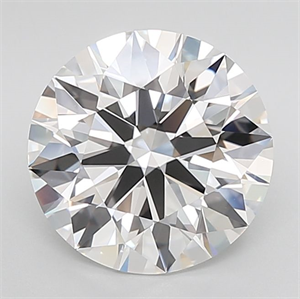 Picture of Lab Grown Diamond 6.71 Carats, Round with Ideal Cut, G Color, IF Clarity and Certified by IGI