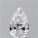 Natural Diamond 0.52 Carats, Pear with  Cut, E Color, VS1 Clarity and Certified by GIA