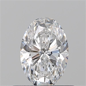 Picture of Natural Diamond 0.50 Carats, Oval with  Cut, D Color, VVS1 Clarity and Certified by GIA