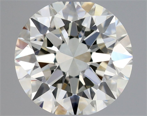 Picture of Natural Diamond 0.60 Carats, Round with Excellent Cut, J Color, VVS2 Clarity and Certified by GIA